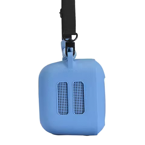 Silicone Cover Case Anti-Scratch Travel Carrying Case with Shoulder Strap Speaker Cover for Bose Sou