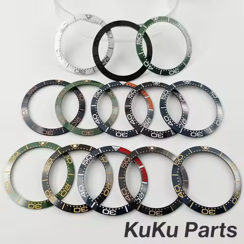 38mm Watch Bezel Different Styles Insert for Seamaster 300 Ring Accessories High Quality Repair Circ