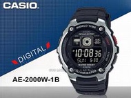 CASIO 卡西歐手錶專賣店 國隆 AE-2000W-1B 電子男錶 樹脂錶帶 黑 防水200米 AEQ-110W