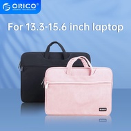 กระเป๋ากระเป๋าแล็ปท็อป ORICO กระเป๋าเอกสารเคสสำหรับ Macbook Air Pro 13.3 15.6ฝาครอบป้องกันโน๊ตบุ๊คสำหรับกระเป๋าถือสไตล์ธุรกิจ Dell Acer