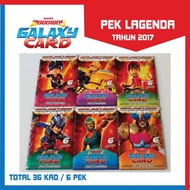 Boboiboy Galaxy Card Kad Pek Lagenda [Ready Stock] [Complete Full Set]