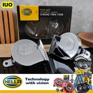 HELLA Snail Horn 12V Chrome Twin Tone HELLA Chrome Snail Horn