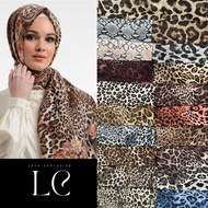 🔥Ready stock 🔥Shawl Ironless Printed Wideshawl Corak Leopard Harimau chiffon Voile🐯🦁