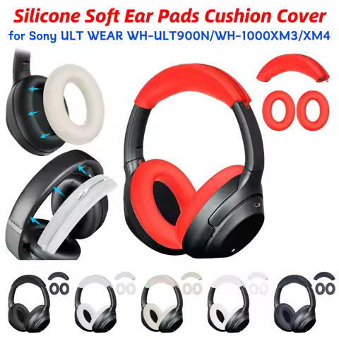 Silicone Earmuff Shell Cover Anti-Scratch Headset Sleeve Replacement Headphone Cover for Sony ULT WE