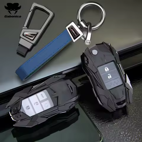 Zinc Alloy Car Remote Key Case Cover for Honda Civic 4d 9th Gen 10 Protective Shell with Keychain Ke