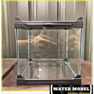 Water Model Aquarium Small Reptile Tank/Breeding Box/Insect/Horned Frog/Gecko/Turtle Aquarium Tank