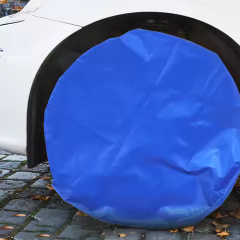 4Pcs Tire Protector Covers Oxford Cloth Aging Resistant for Trailer Camper Truck Suv Outdoor Tire Pr