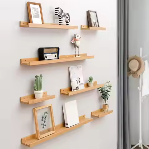 Corner Wall Stand Floating Display Shelf Hanging Floating Shelf Wooden Corner Shelves Wall Storage S