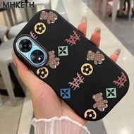 MHKETH Case For OPPO A58 5G A78 5G A58X 5G A1X A2X 5G A58 4G Fashion Bear Phone