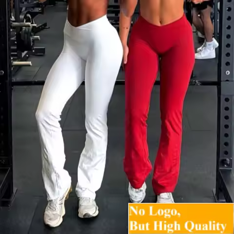 Vision Flares Legging For Women Seamless Yoga Pants Crossover V-shape Waist Flared GYM Legging Sport