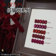 YanLing adhere red colour cat eye nail gel polish 燕翎红冒烟系列