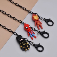 Mask Extender Marvel Super Hero Spiderman ironman hulk Thor Cartoon Face Mask Chain eyeglasses Hanger Tali Mask Clip