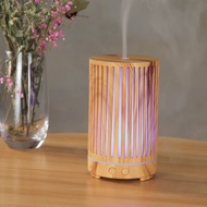 Aroma Diffuser Air Humidifier เครื่องกระจายความหอมเครื่องเพิ่มความชื้นในอากาศ LED Aroma Lamp Aromatherapy  Ultrasonic Burner Aroma essential oil Hot Sale Vertical stripes style