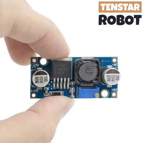 TENSTAR ROBOT XL6009 DC-DC Booster Module Power Supply Output Adjustable Super LM2577 Step-Up