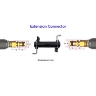 【VARSTR】For For Karcher Pressure Washer Quick Fit Hose Joiner Connector K2- K7 Adpator Black