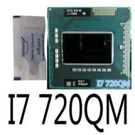 Intel Core i7-720QM CPU 4 cores 8 threads Socket G1 PGA988