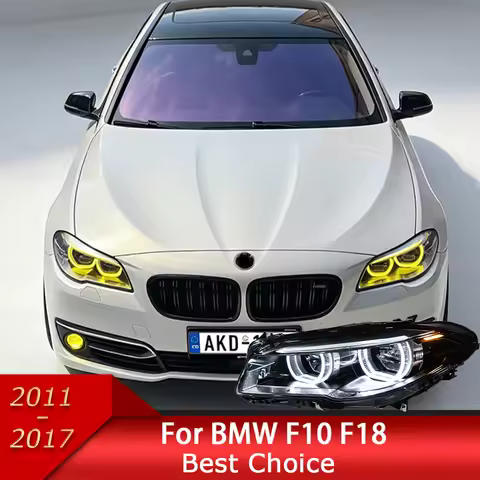Car Lights for BMW F10 F18 2011-2017 5 Series 520i 530i LED Auto Headlight Assembly Upgrade High Con