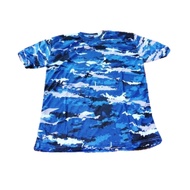 Army short camouflage t-shirt, AU camouflage t-shirt, camouflage t-shirt Auri camouflage t-shirtbiru