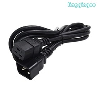 RR IEC320 C19 3Pin Female Port to C20 3Pin Male Power Cord Convsion Adapter Cable 180cm IEC320 C19 t