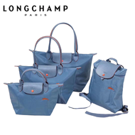 P[ LONGCHAMP seller ] Blue Original longchamp 70th anniversary limited edition women's bags Shopping Bag Tote bag 1699 One shoulder bag backpack Long Champ bagL426