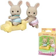 Sylvanian Families Milk Rabbit Baby Twins Doll House Accessories Miniature Toys for Kids