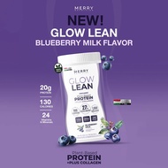 The Merry โปรตีนจากพืช รสบลูเบอร์รี่ ขนาด 525g จำนวน 1 กระปุก