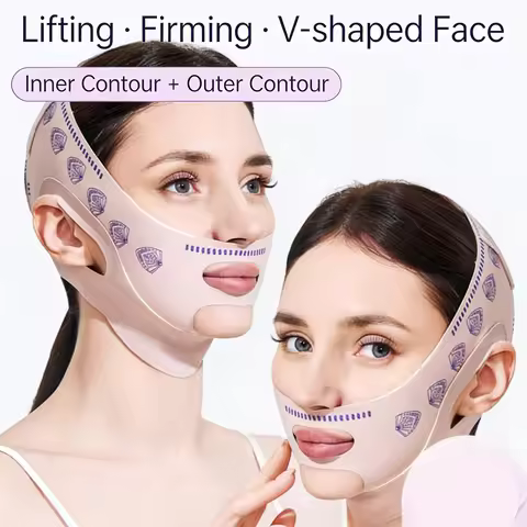 V Face Lifting Belt V Shape Double Chin Reducer Slimming Chin Strap V Line Face Shaper Face Slimming