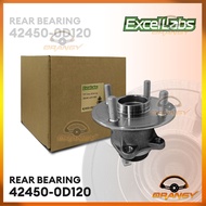 REAR BEARING WITH ABS for Toyota Vios 2014 - up ( 42450-0D120 ) 4x4b