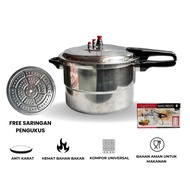 HC PRESSURE COOKER HC 12L + STEAMER MADE OF THICK STAINLESS STEEL