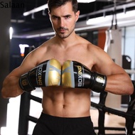 SALAAN 1 Pair Protective Boxing Glove Leather Professional Punching Gloves Punching Training Reusabl