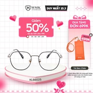 HMK Eyewear Metal Glasses Polygonal Shape Fashionable Slim Light Luxury - KL66025
