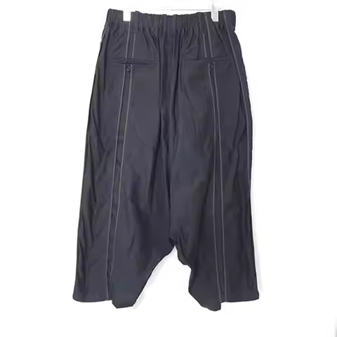 Spring And Summer Men's Casual Skirt Solid Color Pants Show Off Style Harlem Pants Loose Straight Pa