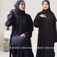 Ekonomis.!! Promo Abaya Gamis Turkey Maxi Dress Hitam Abaya Arab Saudi