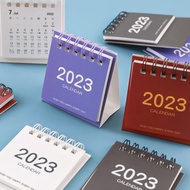 Mini Calendar 2023-2023 Simple Desk Creative Solid Color Desktop Decoration Student Cute Schedule Plan Annual Calendar