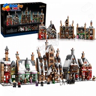 In stock 76457 Hogsmeade Village Building Blocks Set Collector's Edition Magic Village Model Display