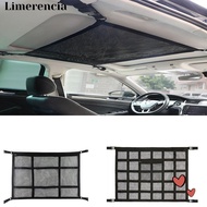 LIMERENCIA Auto Mesh Storage Bag Car Roof Bag Breathable Interior Cargo   Pocket Mesh Bag Organizer 