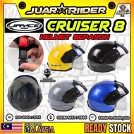 JAYCE Cruiser 8 Half Helmet Topi Keledar Separuh Design By BKP Motor Original SIRIM Steng Kura Cruis