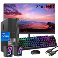 Dell OptiPlex 7010 SFF Desktop PC Computer i7 w/ 24in LCD Monitor, 7010 SFF Computer Core i7 Process
