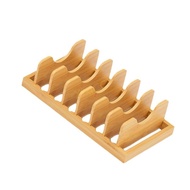XixiCC Two rank Dish Drying Rack Made From Solid  Providing Ample Storage And Natural Appearance