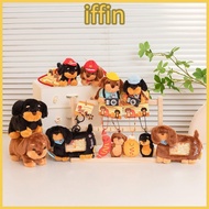 IFFIN Dachshund Dog Keychain, Creative Bag Pendant Furry Puppy Keyring, Coin Purse Furry Puppy Stuff