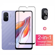 Screen Protector Full Coverage Tempered Glass For Redmi 12C 10 5G Note 11 10 9 Pro 11S 10S 5G 4G 10C 10A Glass Film and Lens Film