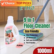 Phio 9-in-1 Floor Cleaner 1000ml | Wax Protection Formula | Fresh & Long-Lasting Fragrance
