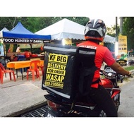 DELIVERY BAG / BEG FOOD DELIVERY / BEG RUNNER SIZE 65 LITER INSULATED BAG READY STOK MALAYSIA