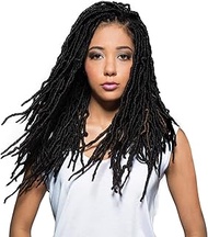 Bobbi Boss Synthetic Hair Crochet Braids African Roots Braid Collection Nu Locs 18" (6-Pack, 613)