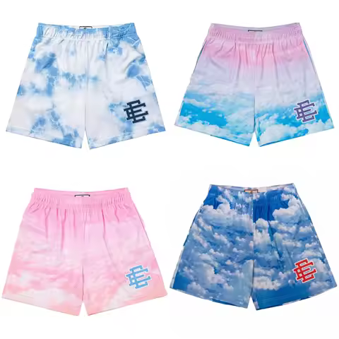Summer Eric Emanuel EE Basic Mesh Short Classic Floral Printed Gym Shorts Men's Gym Basketball Sport