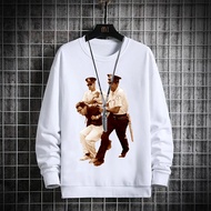 Crewneck Bernie Sanders Arrestered Sweater Cotton Fleece Material