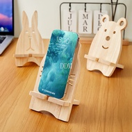 Mobile Phone Stand Wooden Cartoon iped Tablet Lazy Holder Cute Simple Desktop Charging