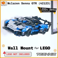 Wall Mount for Lego Technic Mclaren Senna GTR (42123) (2 in 1)