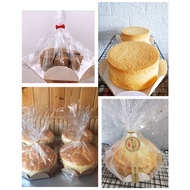 6 inch Cake / Chiffon Cake Packaging Plastic Bag/Bekas Plastik Kek Bulat
