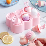 Cartoon Cartoon Household Homemade Popsicle Mold Silicone Ice Cream Ice Cream Popsicle Mold Children DIY Ice Box Ice Tray